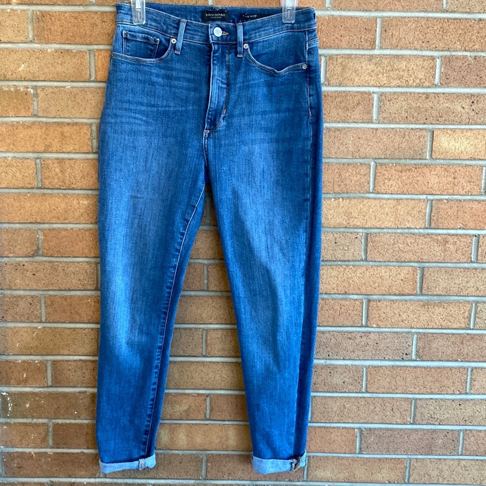 Banana Republic jeans.